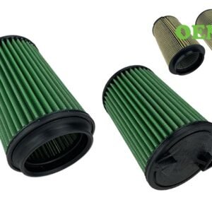 Filtre à air sport Green G491625 - MINI MINI COOPER I 1,6L COMPRESSOR R53>R56 (Boite à air JCW/ Air box JCW)