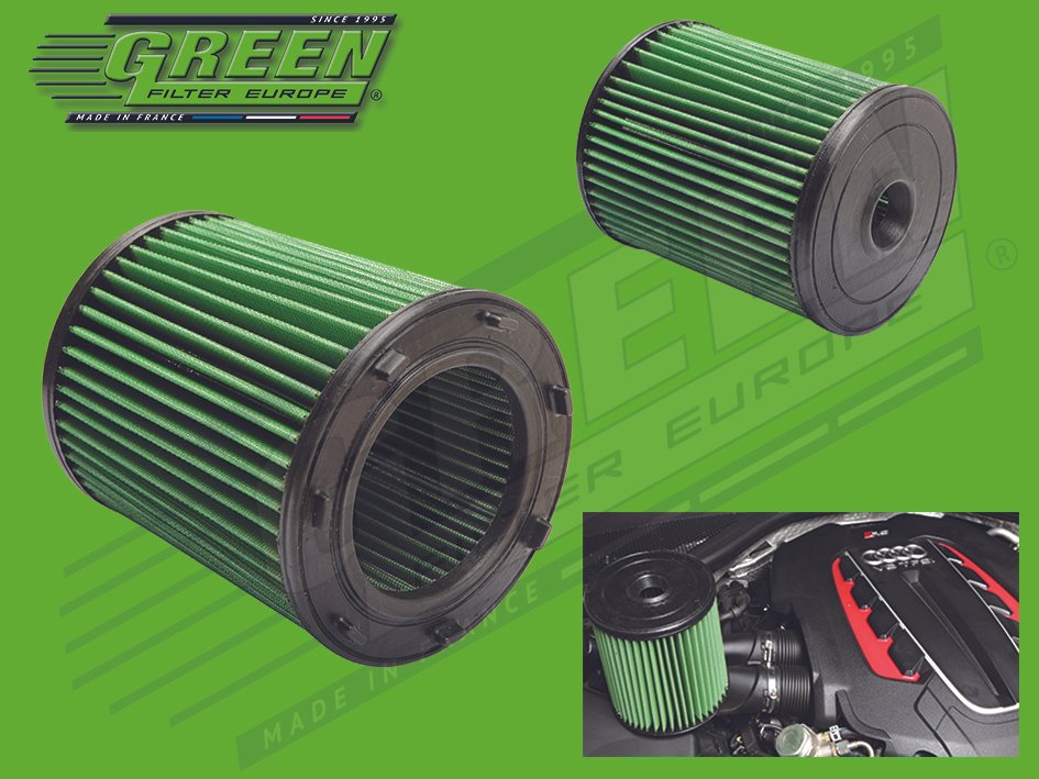 Filtre à air sport Green G791020 - AUDI A6 (4G5) 4,0L TFSI RS6