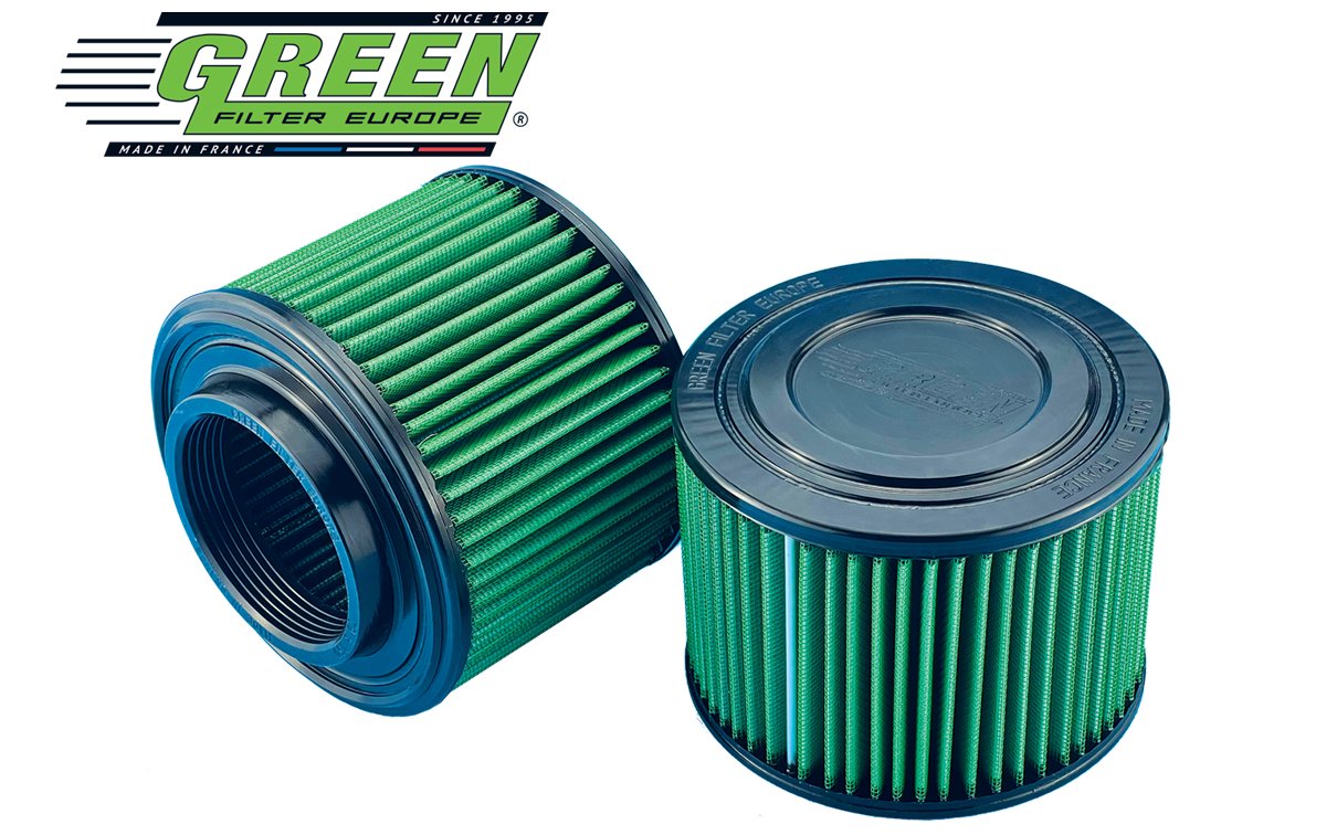 Filtre à air sport Green G791023/2 - AUDI A6 (4F/C6) 5,2L FSI V10 (Kit de 2 filtres)