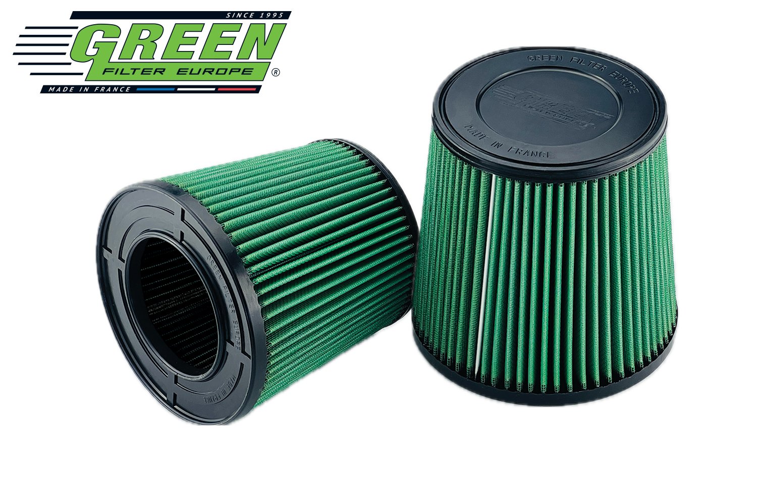Filtre à air sport Green G791025/2 - MCLAREN 720 S 4,0L V8 (Kit de 2 Filtres)