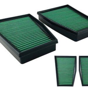 Filtre à air sport Green P965043/2 - AUDI A4 (8K/B8) 4,2L TFSI RS4 (Kit de 2 filtres)