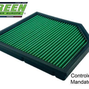 Filtre à air sport Green P965067 - FORD MUSTANG SHELBY GT500 5,4L V8 (Attention contrôle forme et dimension impératif)